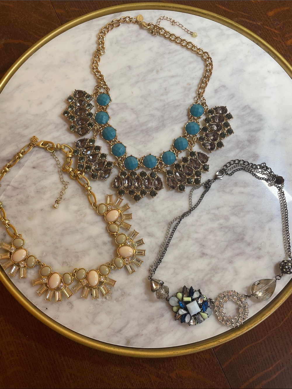 Set of Statement Necklaces Women's Jewelry
